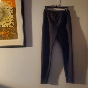 Aritzia Wilfred Dark Brown Daria Suede Legging L